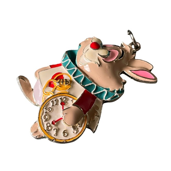 **Alice in Wonderland White Rabbit Charm** - Picture 2 of 5